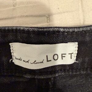LOFT Charcoal Denim Pants